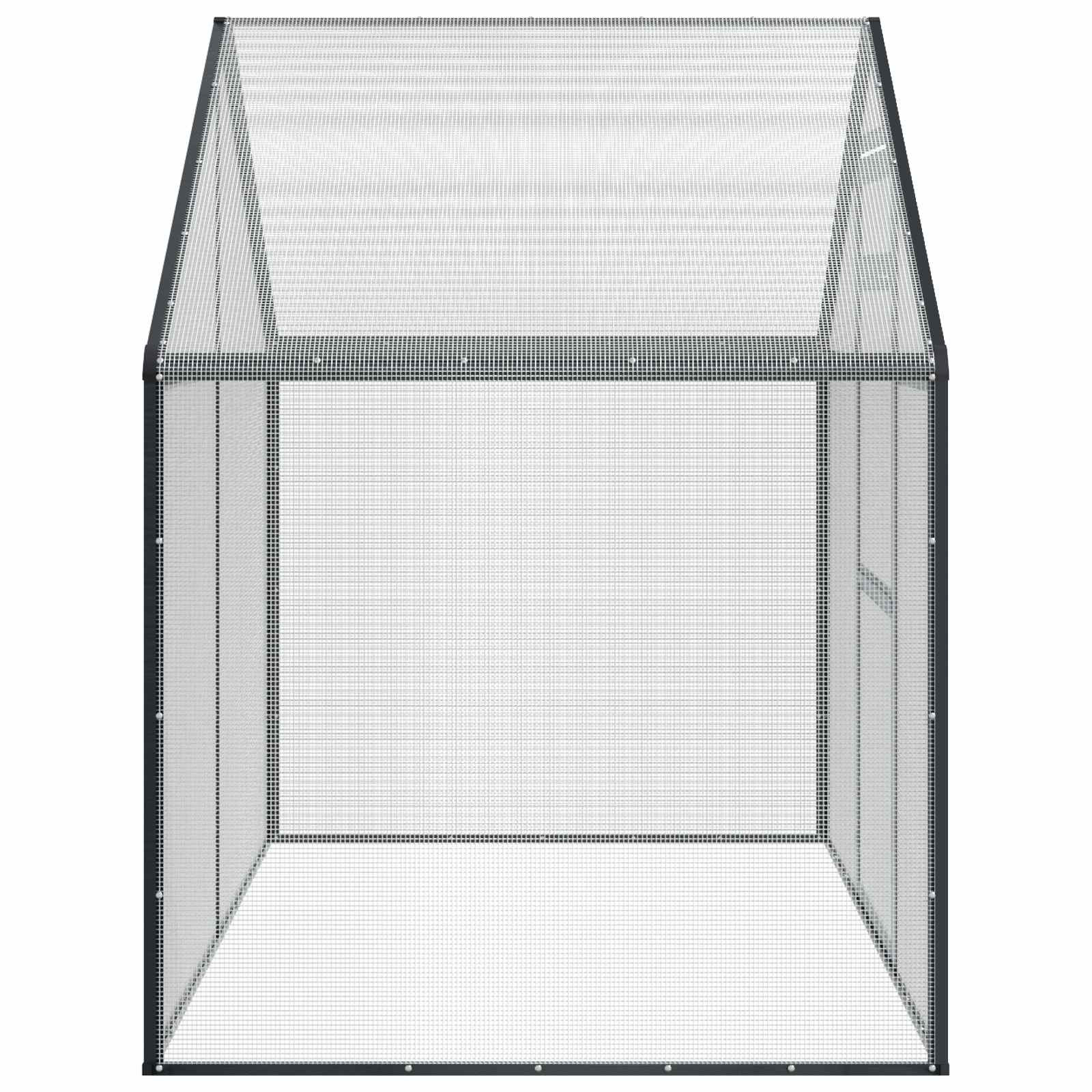 Vogelkooi Antracietkleurig 181,5 x 110,5 x 173,5 cm