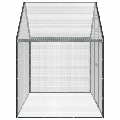 Vogelkooi Antracietkleurig 181,5 x 110,5 x 173,5 cm