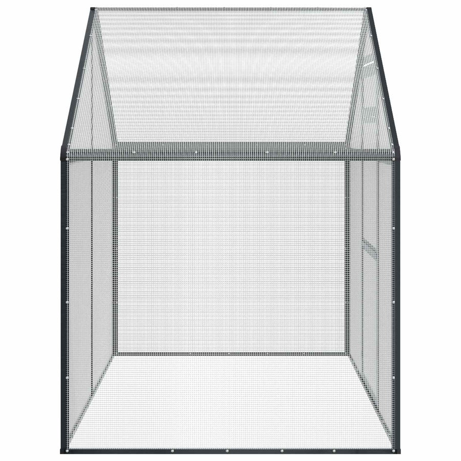 Vogelkooi Antracietkleurig 181,5 x 110,5 x 173,5 cm