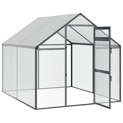 Vogelkooi Antracietkleurig 181,5 x 221 x 173,5 cm