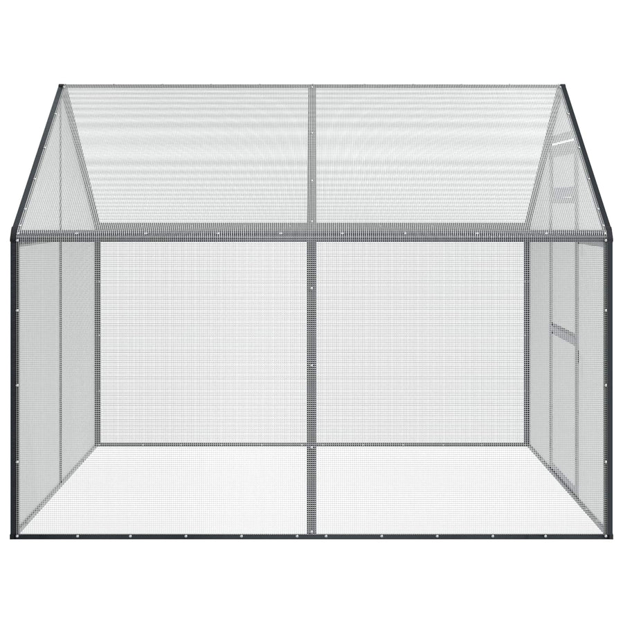 Vogelkooi Antracietkleurig 181,5 x 221 x 173,5 cm