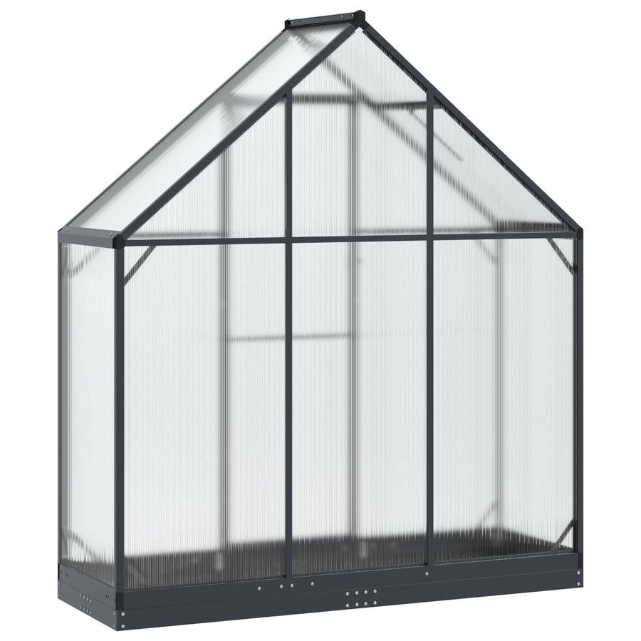 Tuin Serre met de deur Antracietkleurig 183,5 x 63,5 x 207 cm