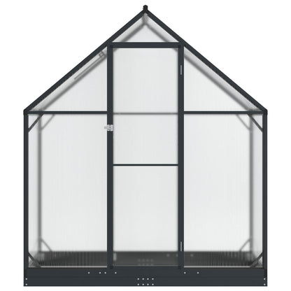 Tuin Serre met de deur Antracietkleurig 183,5 x 63,5 x 207 cm