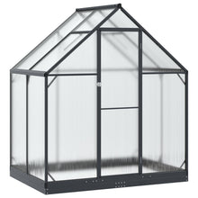 Tuin Serre met de deur Antracietkleurig 183,5 x 123 x 207 cm