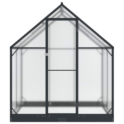 Tuin Serre met de deur Antracietkleurig 183,5 x 123 x 207 cm