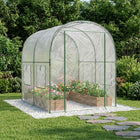 Greenhouse with Frame 160 x 200 x 192.5 cm PVC Transparent