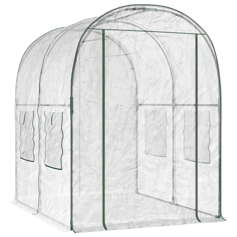 Kweekhuis met Frame 160 x 200 x 192,5 cm PVC Doorzichtig