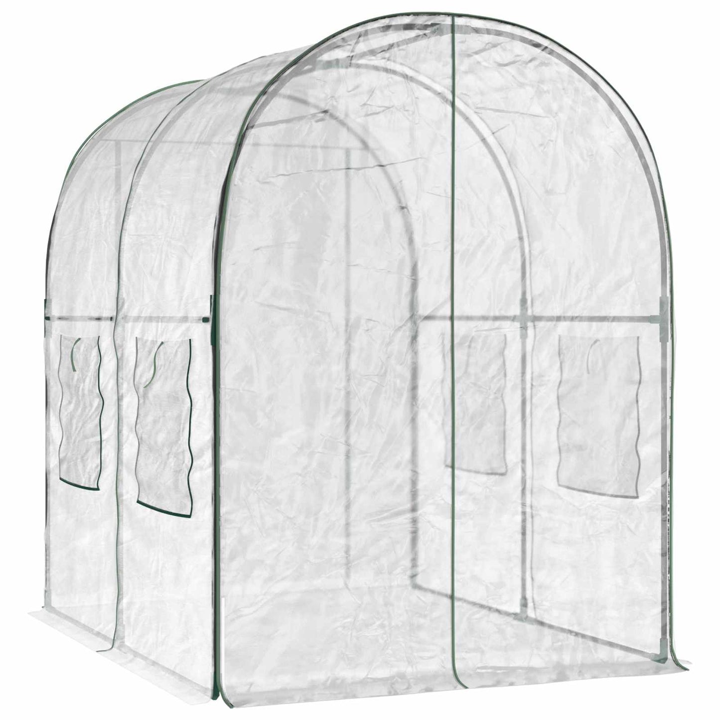 Kweekhuis met Frame 160 x 200 x 192,5 cm PVC Doorzichtig