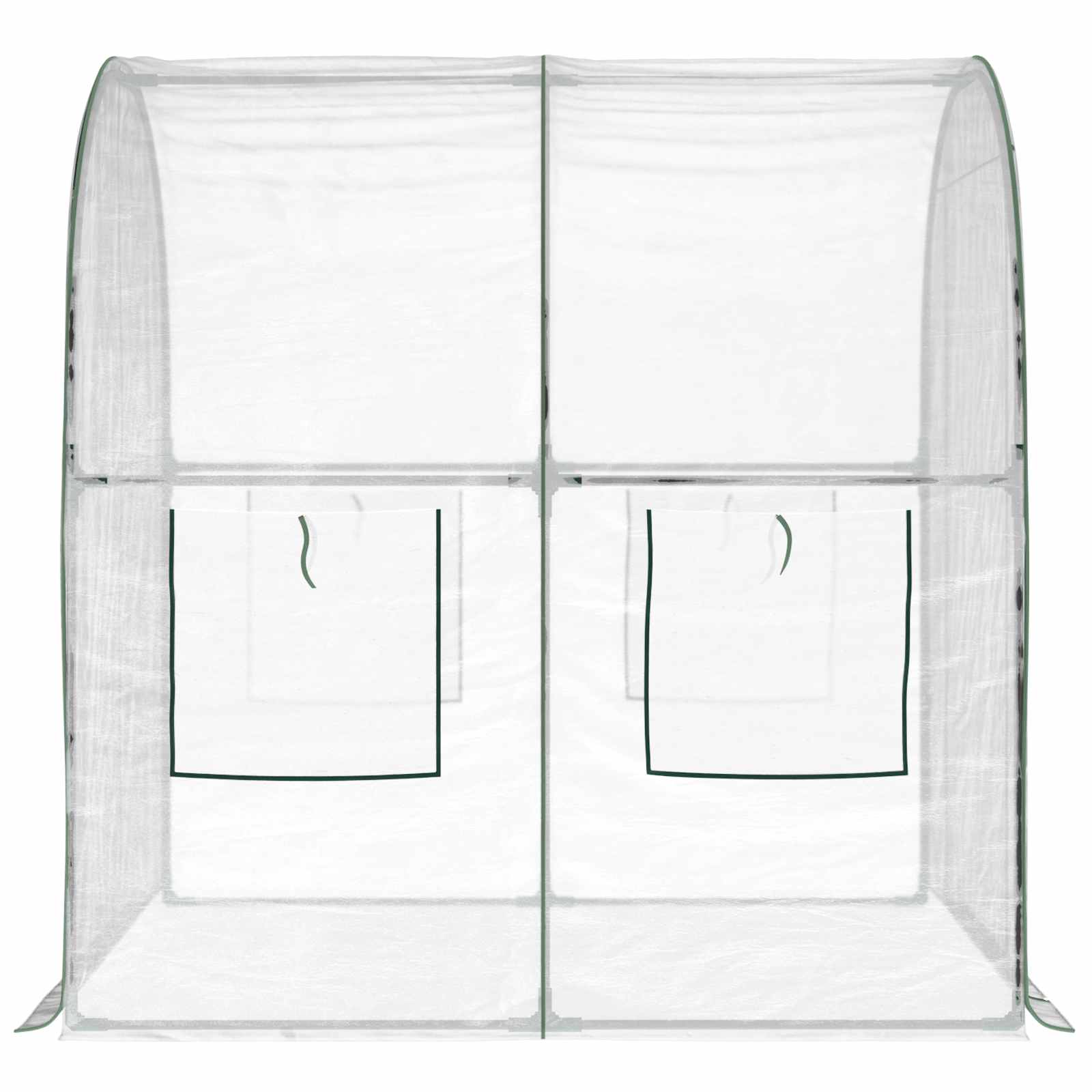 Kweekhuis met Frame 160 x 200 x 192,5 cm PVC Doorzichtig