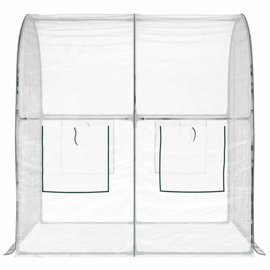Kweekhuis met Frame 160 x 200 x 192,5 cm PVC Doorzichtig
