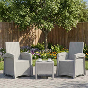 Ligstoelen rietenlook wit 2 stuks 56x63x92 cm