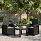 Ligstoelen set van 2 antraciet lichtgrijs 56x63x92 cm