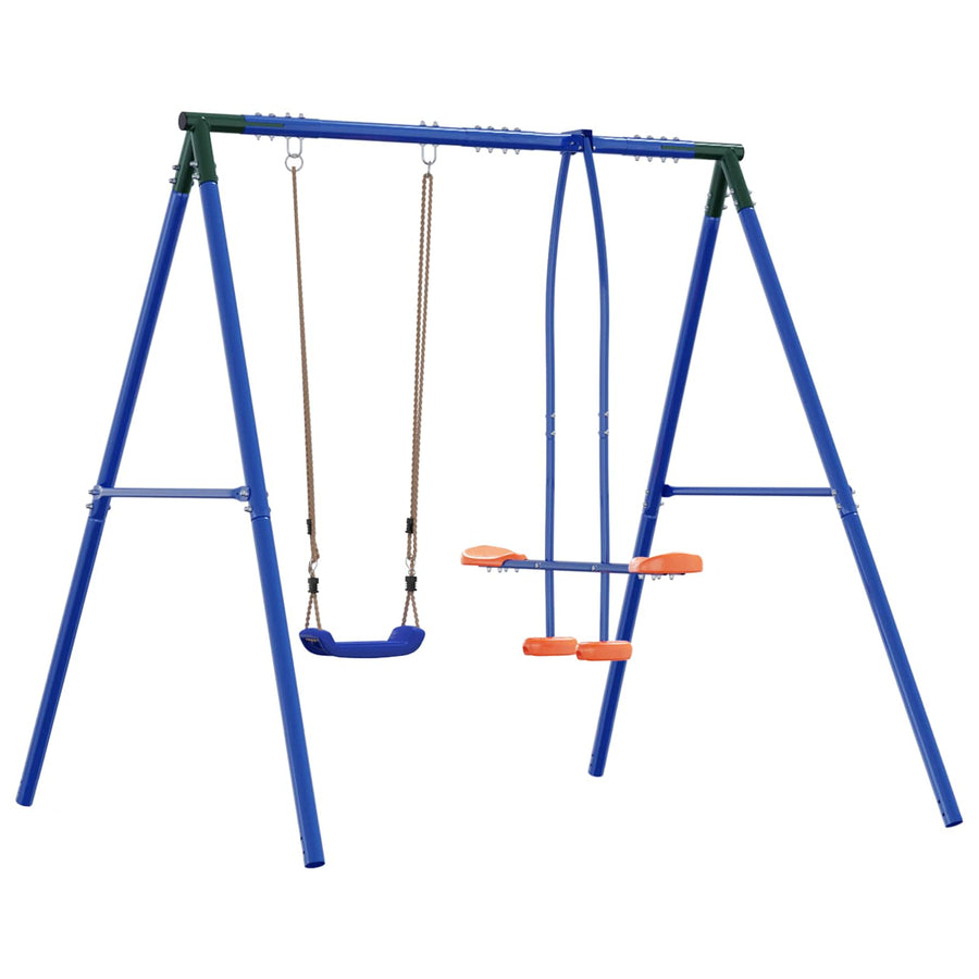 Buiten Schommelframe met Glijbaan voor tot 3 kinderen