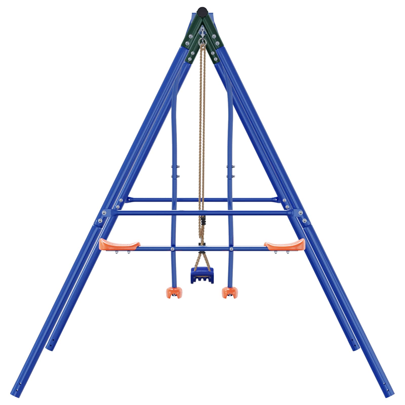 Buiten Schommelframe met Glijbaan voor tot 3 kinderen