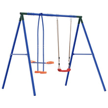 Buiten Schommelframe met Glijbaan voor tot 3 kinderen