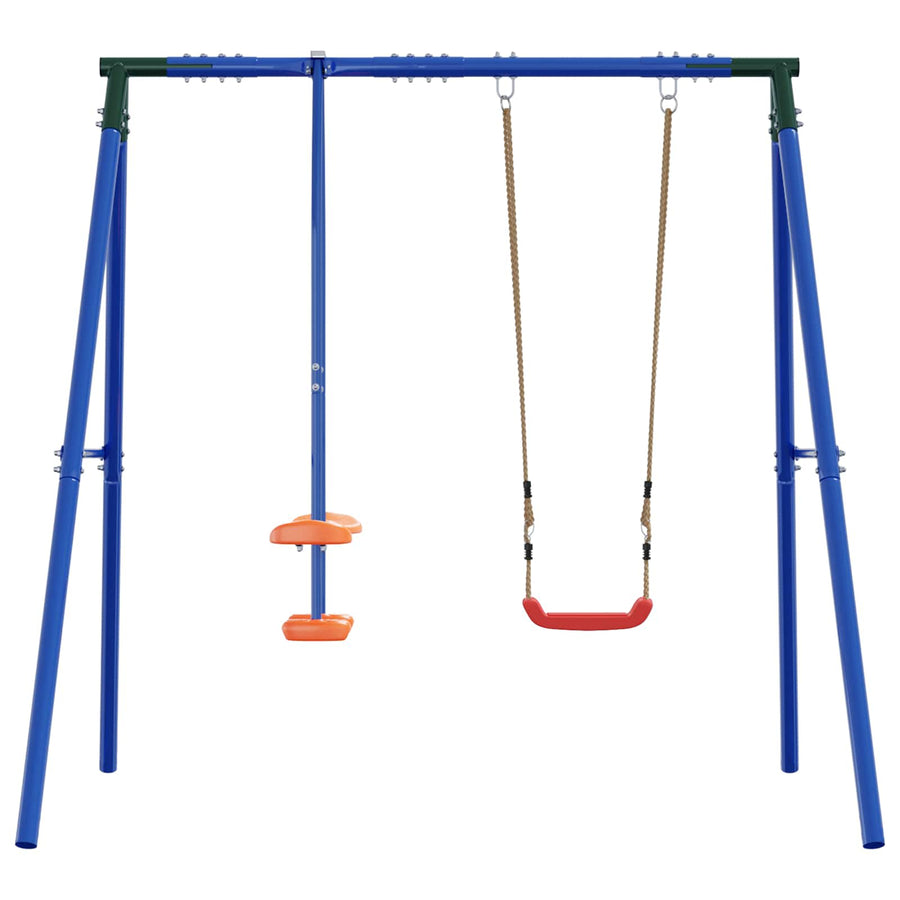 Buiten Schommelframe met Glijbaan voor tot 3 kinderen