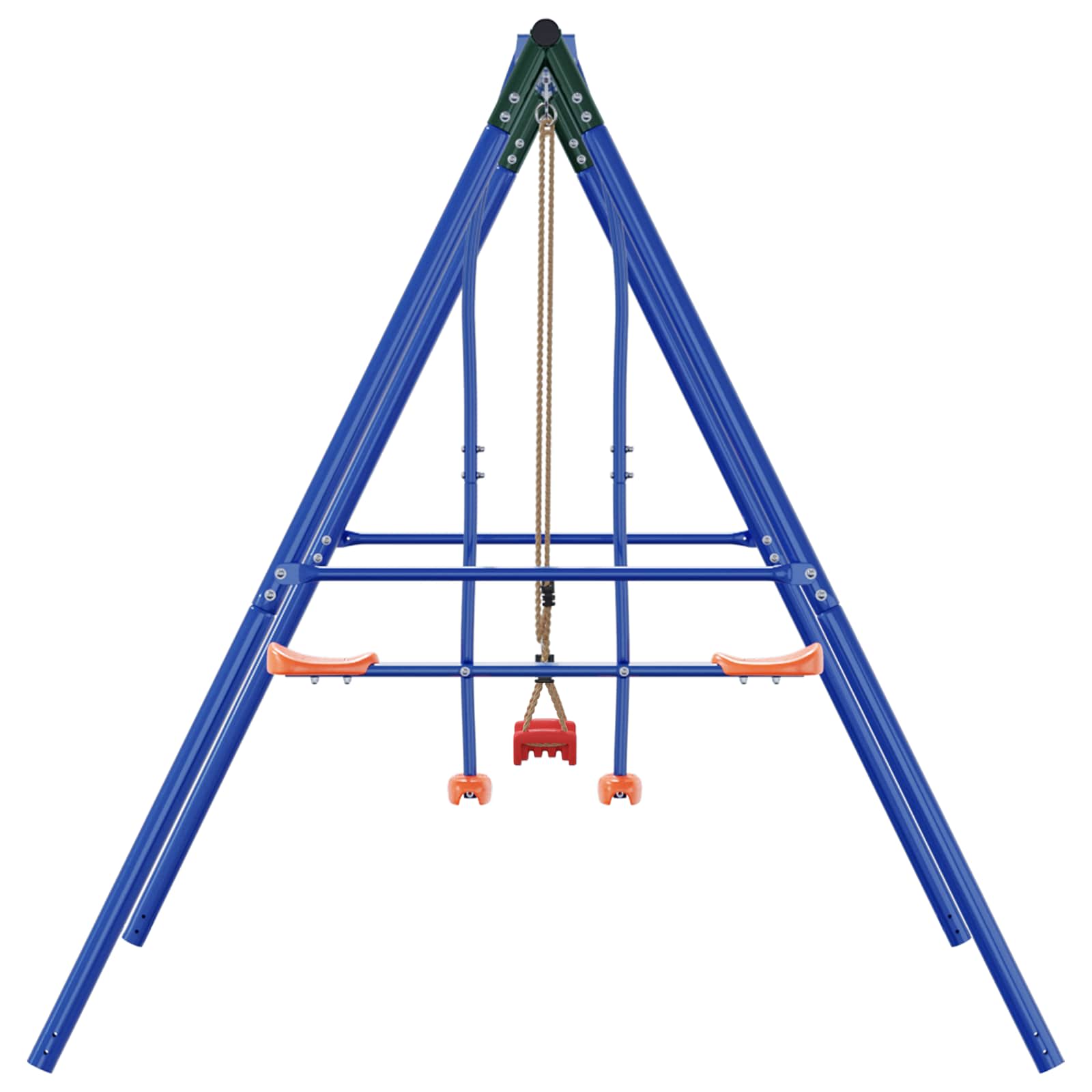 Buiten Schommelframe met Glijbaan voor tot 3 kinderen
