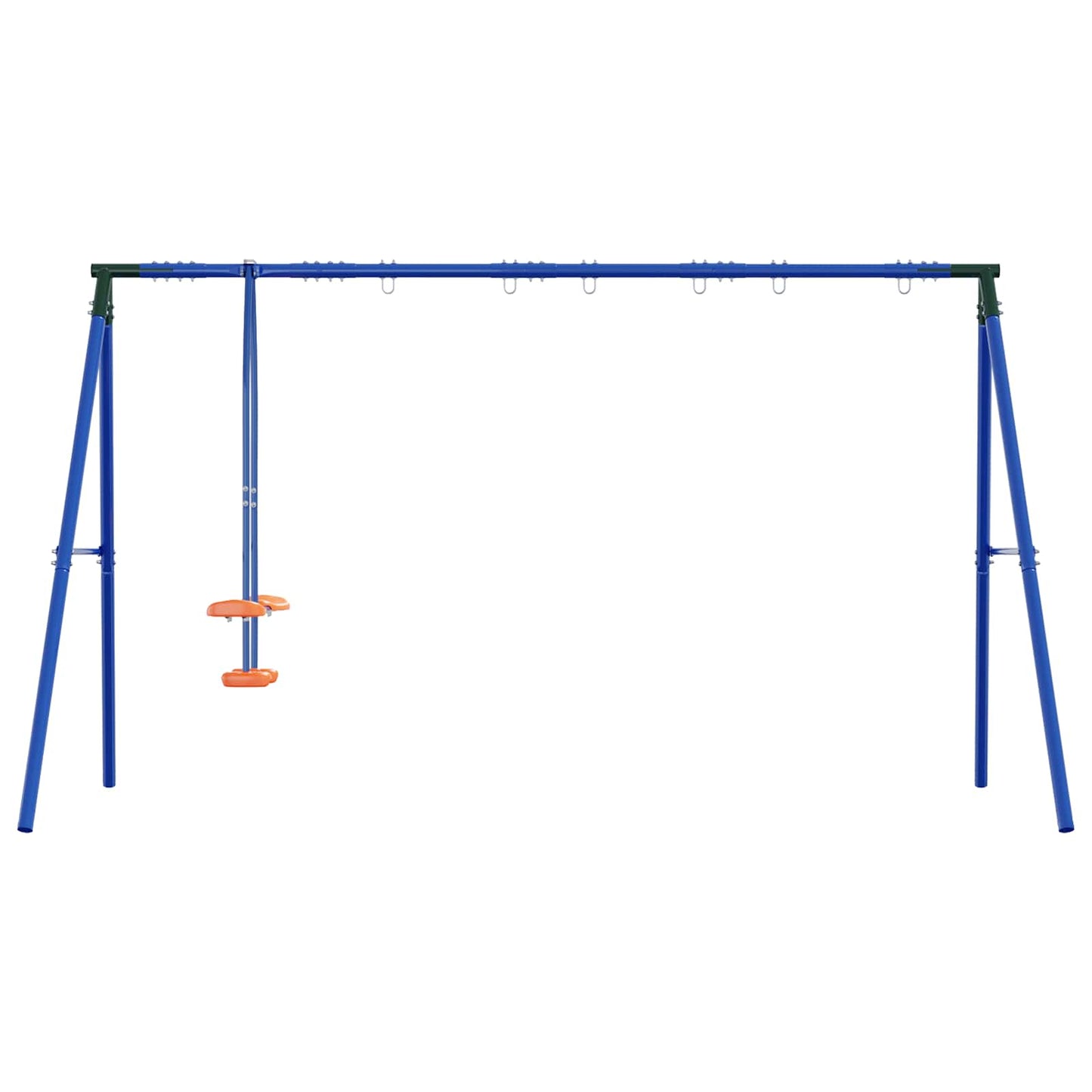 Buiten schommelframe met glijder voor tot 5 kinderen