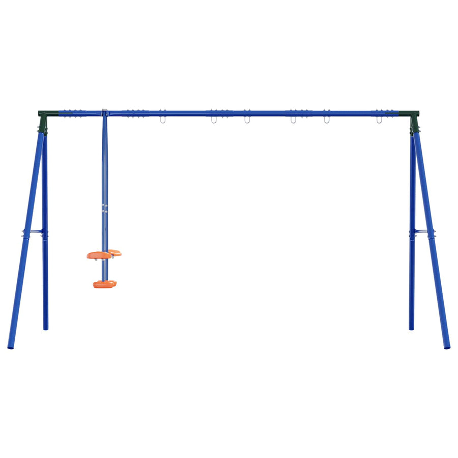 Buiten schommelframe met glijder voor tot 5 kinderen