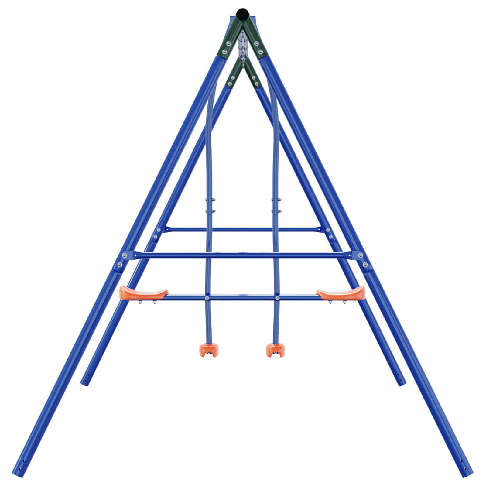 Buiten schommelframe met glijder voor tot 5 kinderen