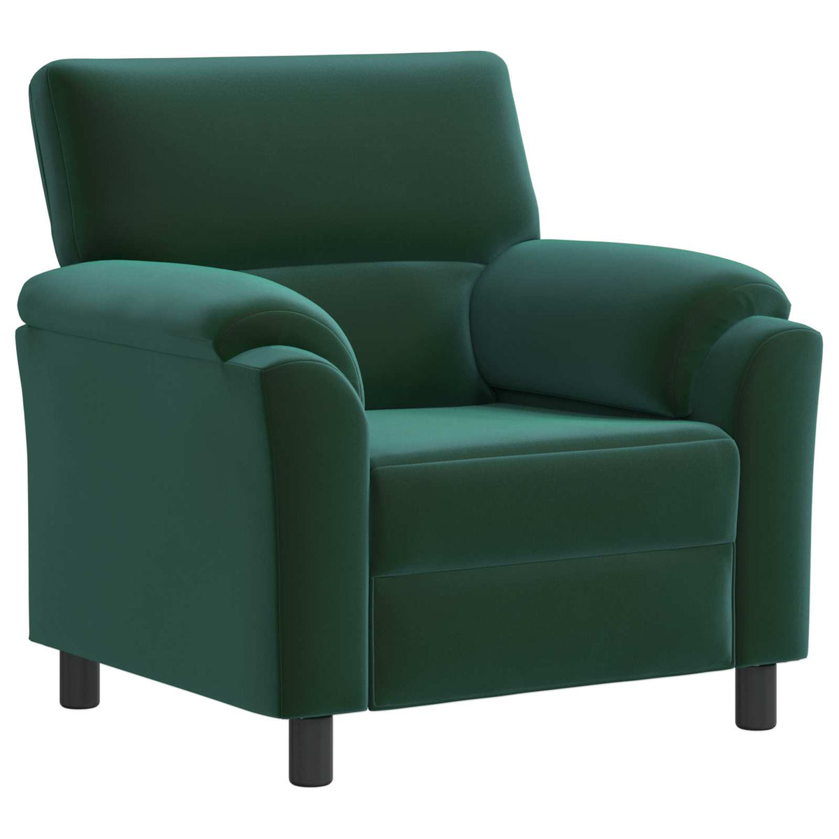 Bankstel 2 pcs Donkergroen fluweel