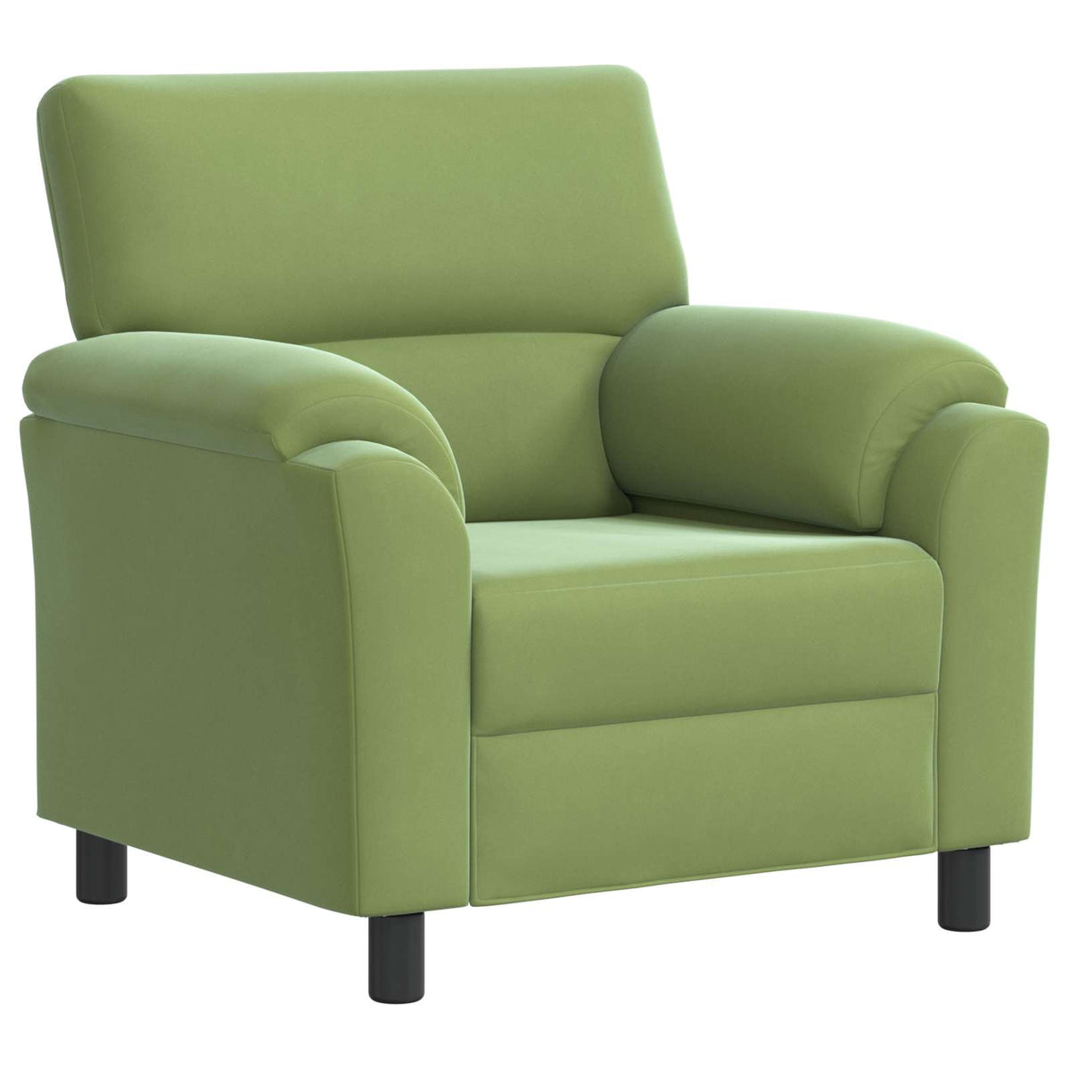 Bankstel 2 pcs Lichtgroen fluweel