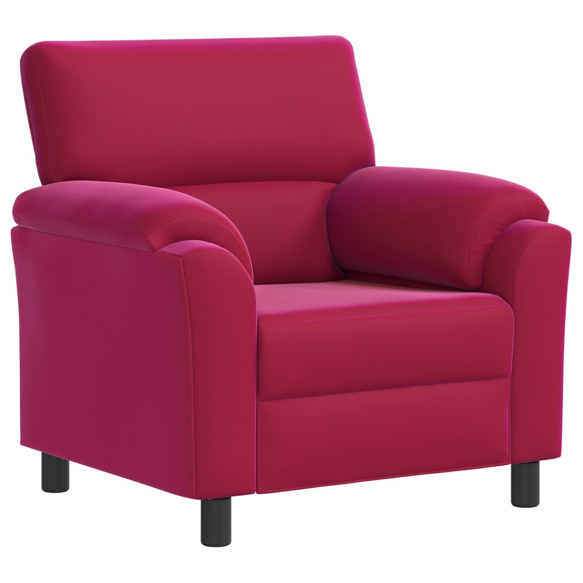 Bankstel 2 pcs Wijnrood fluweel