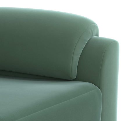 Bankstel 2 pcs Zeegroen fluweel
