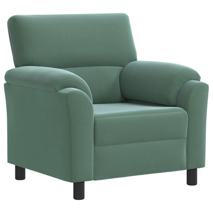 Bankstel 2 pcs Zeegroen fluweel
