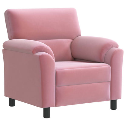 Bankstel 2 pcs Roze fluweel