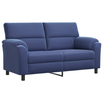 Bankstel 3 pcs Politieblauw fluweel
