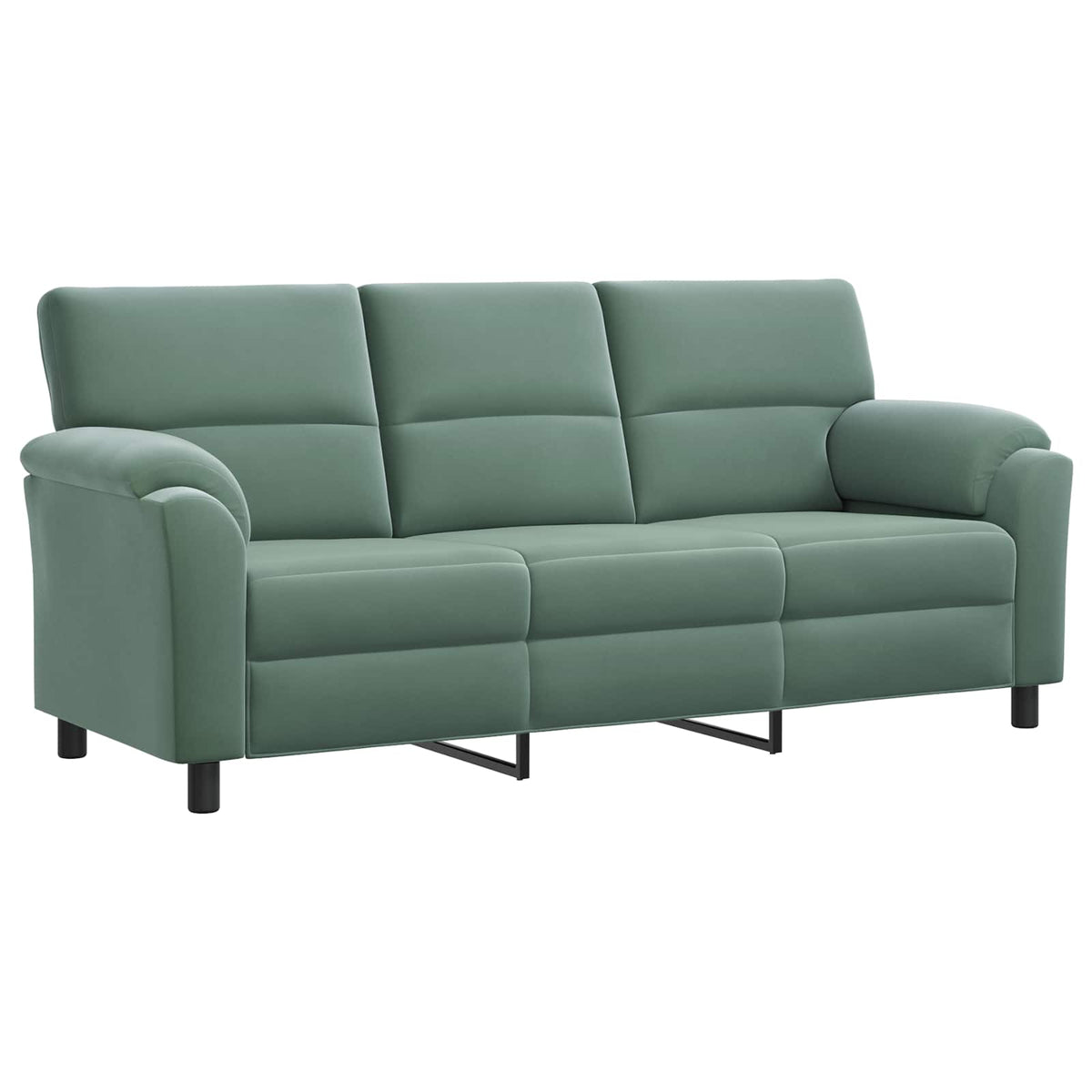 Bankstel 2 pcs Zeegroen fluweel