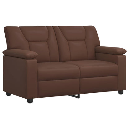 Bankstel 2 pcs Bruin Kunstleer