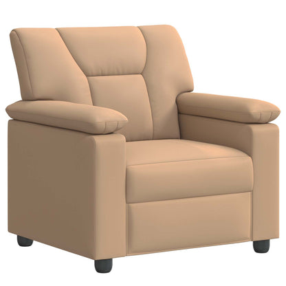 Bankstel 2 pcs Cappuccino Kunstleer