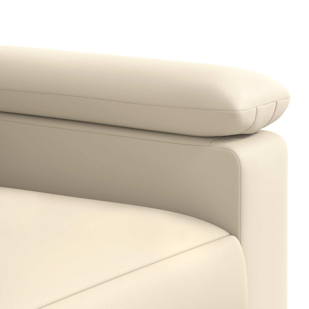 Bankstel 2 pcs Crèmekleurig Kunstleer