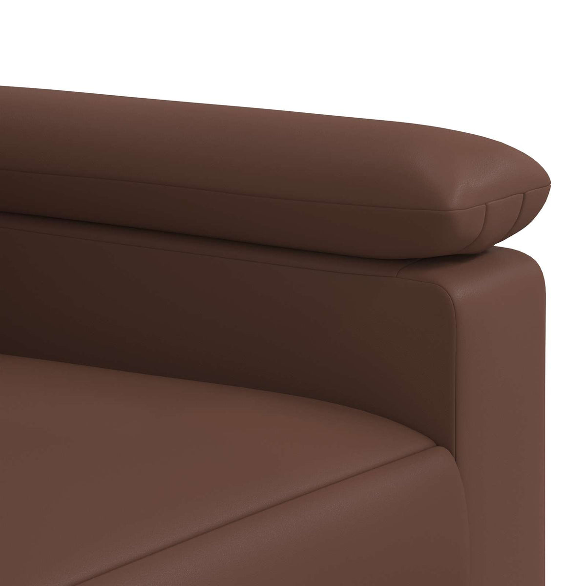 Bankstel 2 pcs Bruin Kunstleer