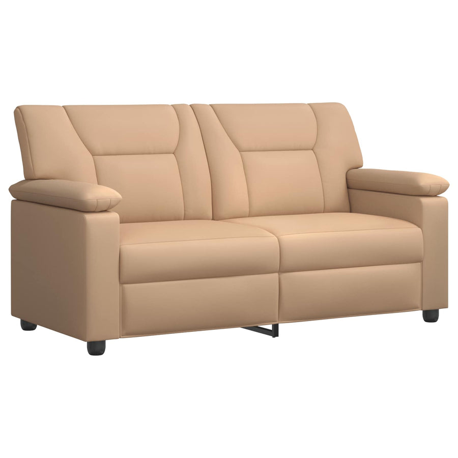 Bankstel 2 pcs Cappuccino Kunstleer