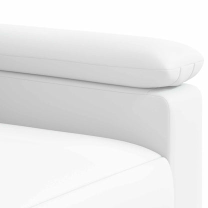 Bankstel 2 pcs Wit Kunstleer