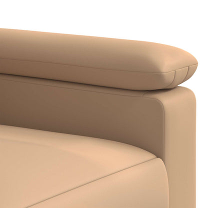 Bankstel 2 pcs Cappuccino Kunstleer