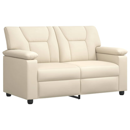 Bankstel 3 pcs Crèmekleurig Kunstleer