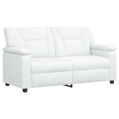 Bankstel 3 pcs Wit Kunstleer
