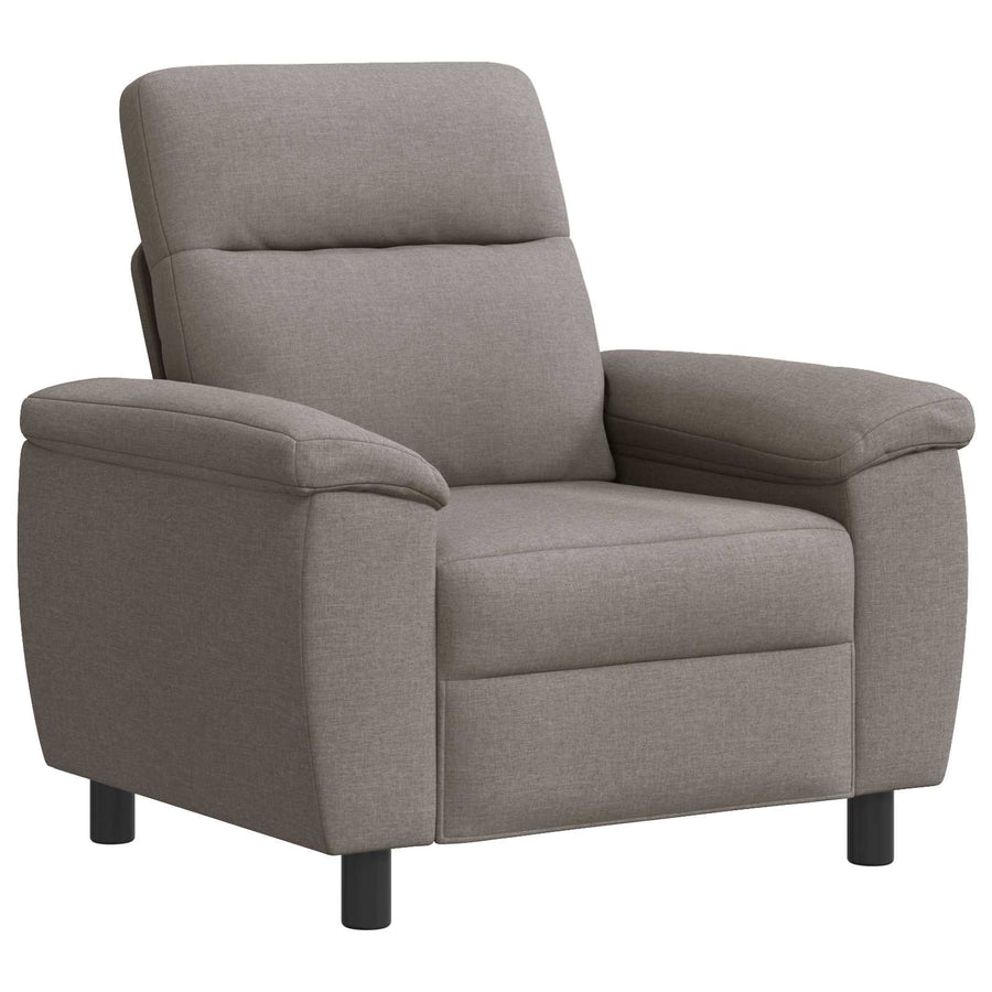 Bankstel 2 pcs Taupe Stof