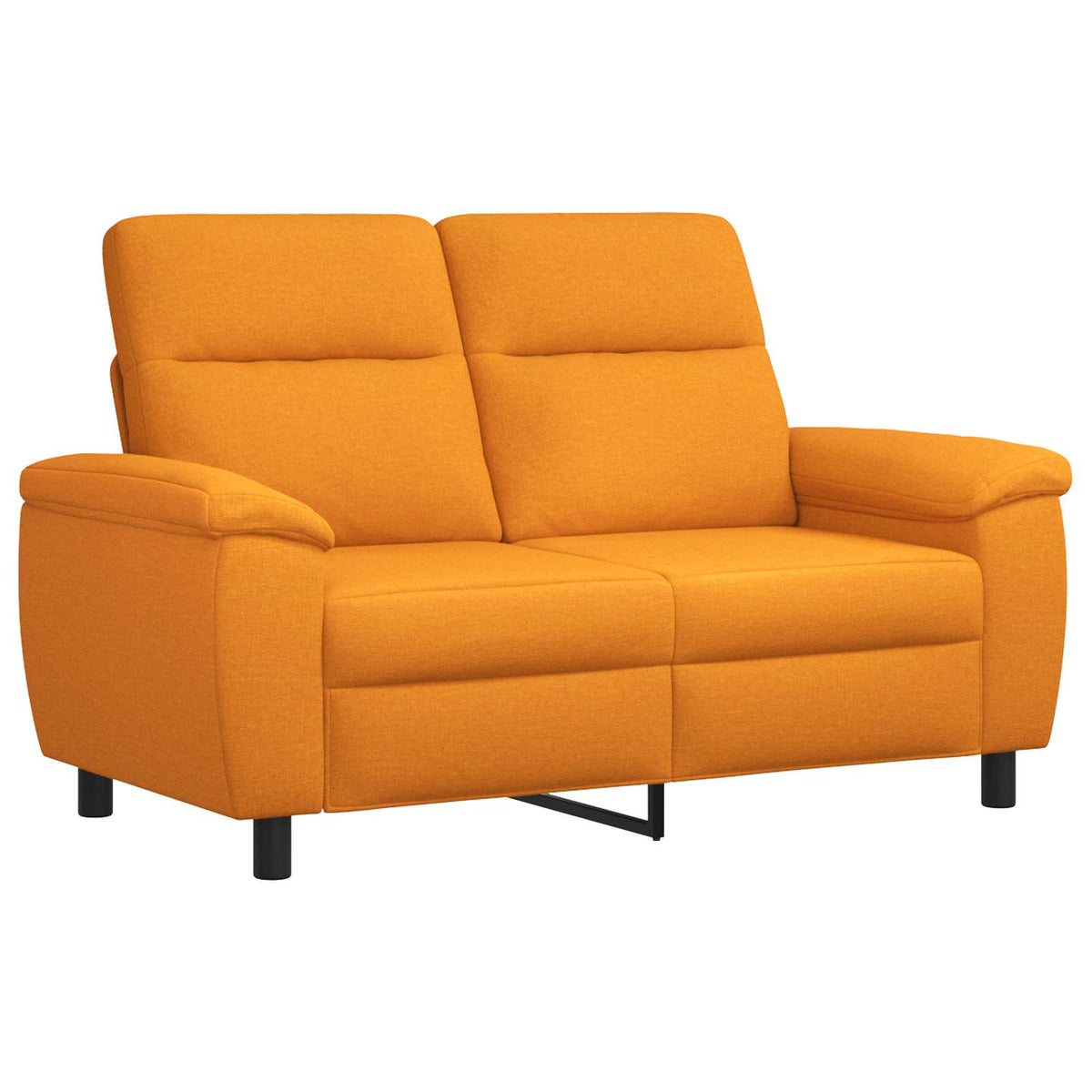 Bankstel 2 pcs Donkergeel Stof