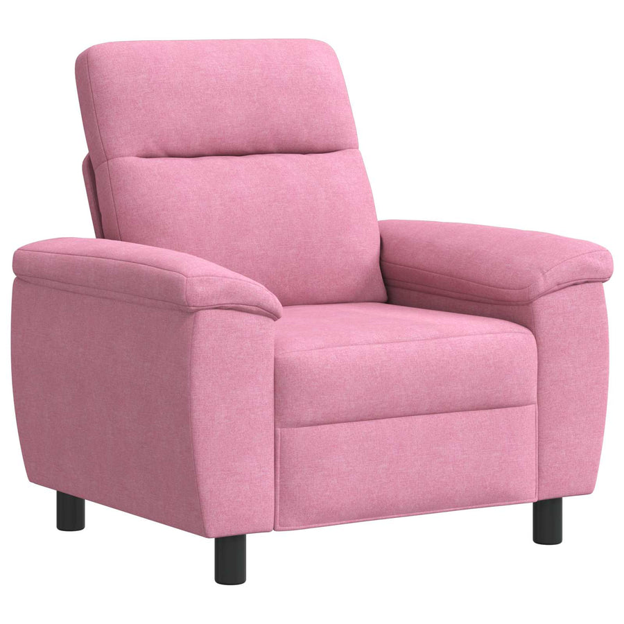 Bankstel 2 pcs Roze Stof
