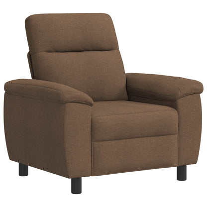 Bankstel 2 pcs Bruin Stof