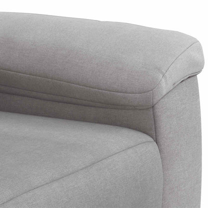 Bankstel 2 pcs Wolkengrijs Stof