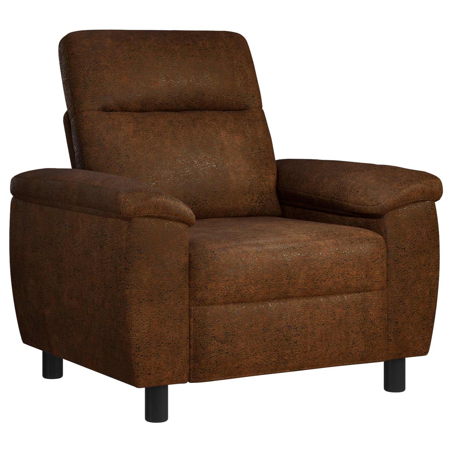 Bankstel 2 st Bruin Nep Suede Leer