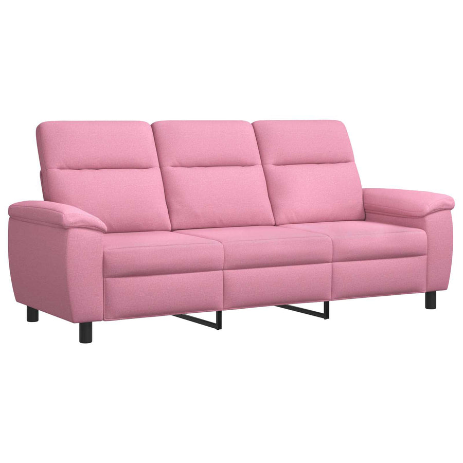 Bankstel 3 pcs Roze Stof