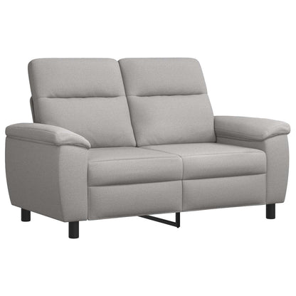 Bankstel 3 pcs Wolkengrijs Stof
