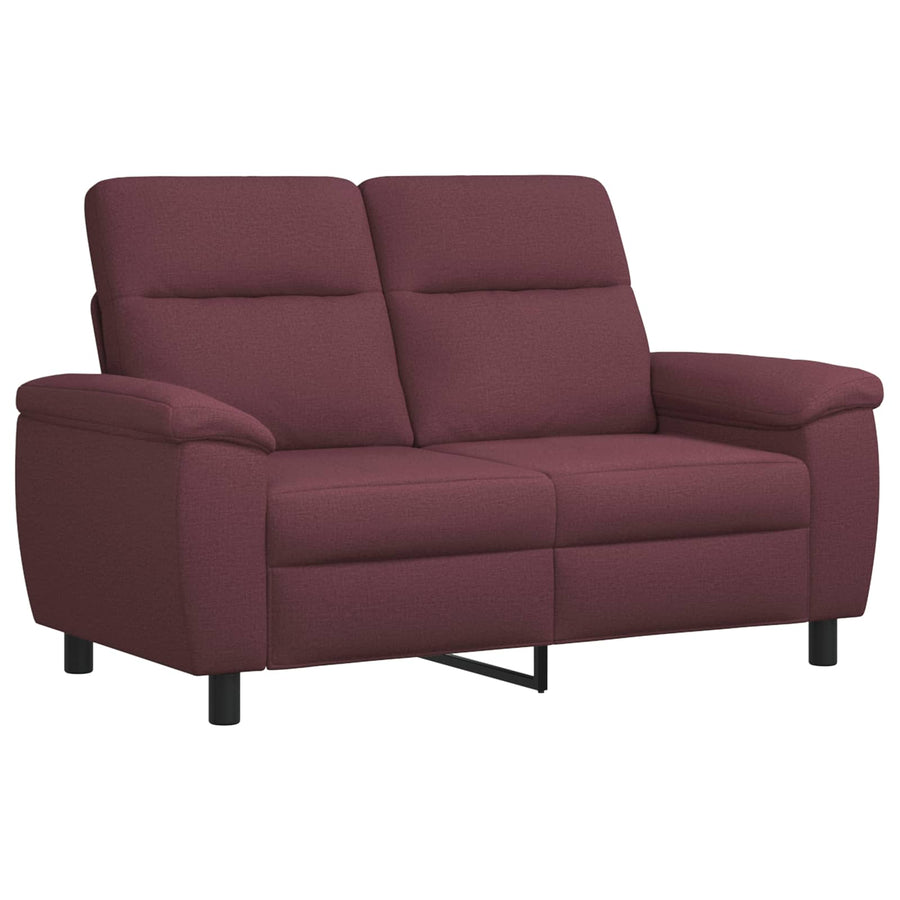 Bankstel 3 pcs Paars Stof